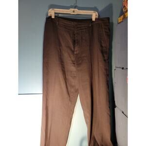 Axcess Mens Charcoal Gray Pleated Dress Pants Size 36x32